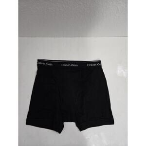 Calvin Klein Men's 100% Cotton Black Trunk Underwear Size S
